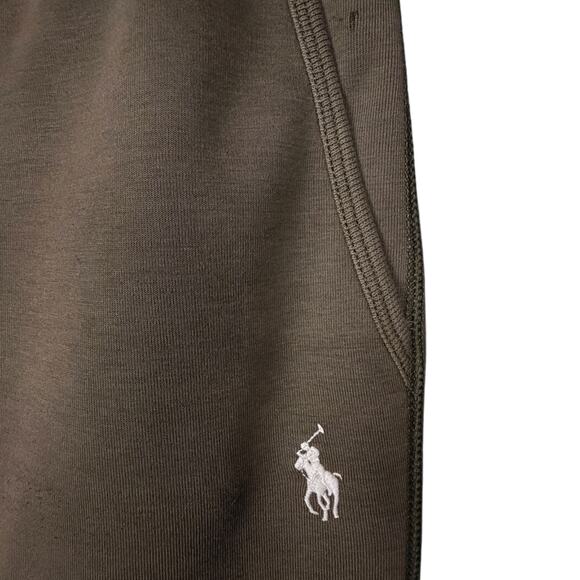 Polo Ralph Lauren Olive Green Knit Joggers Sweatpants Yoga Women's Size M $128 - Picture 4 of 10